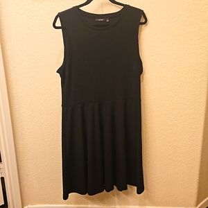 Sleeveless black dress
